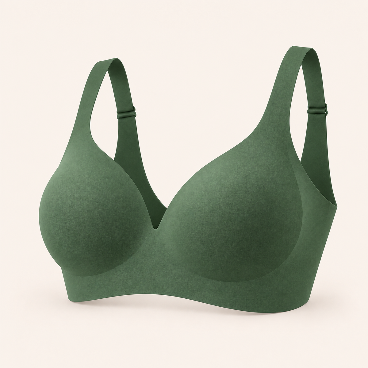 Suavine Second Skin Support Bra — Green