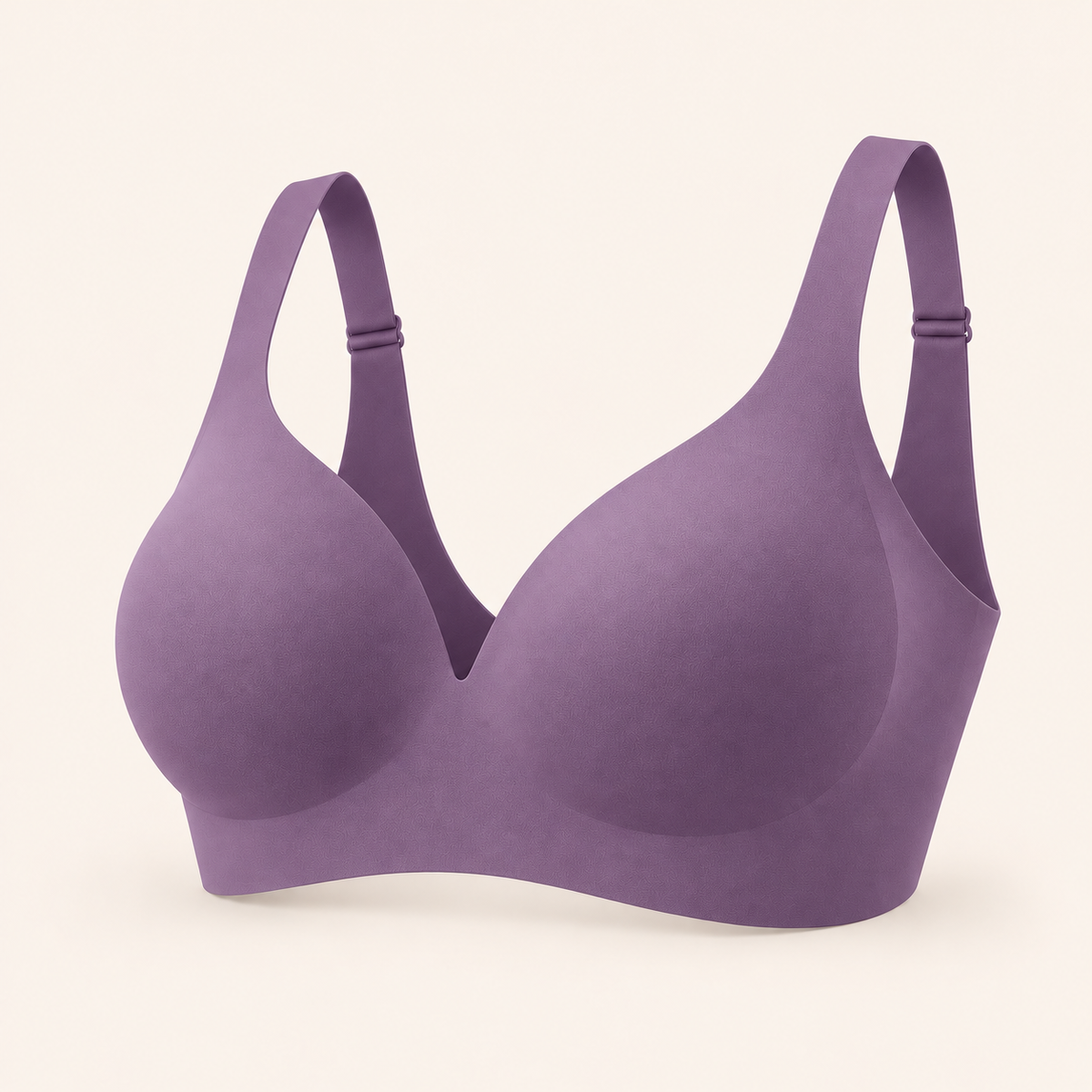 Suavine Second Skin Support Bra — Purple