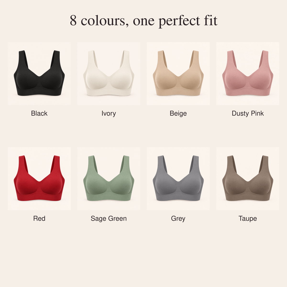 Suavine Comfort Bra in 8 colours