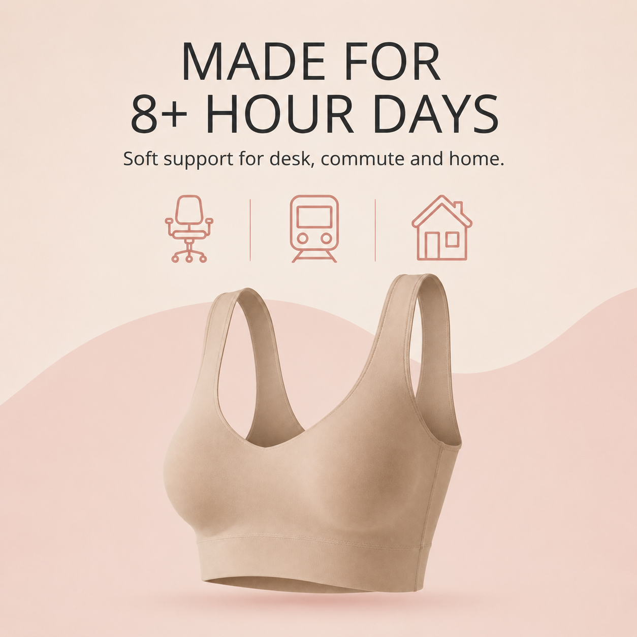 Suavine All-Day Balance Bra made for long days