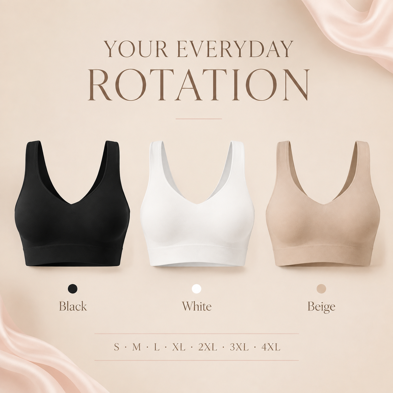 Suavine All-Day Balance Bra wide back and straps