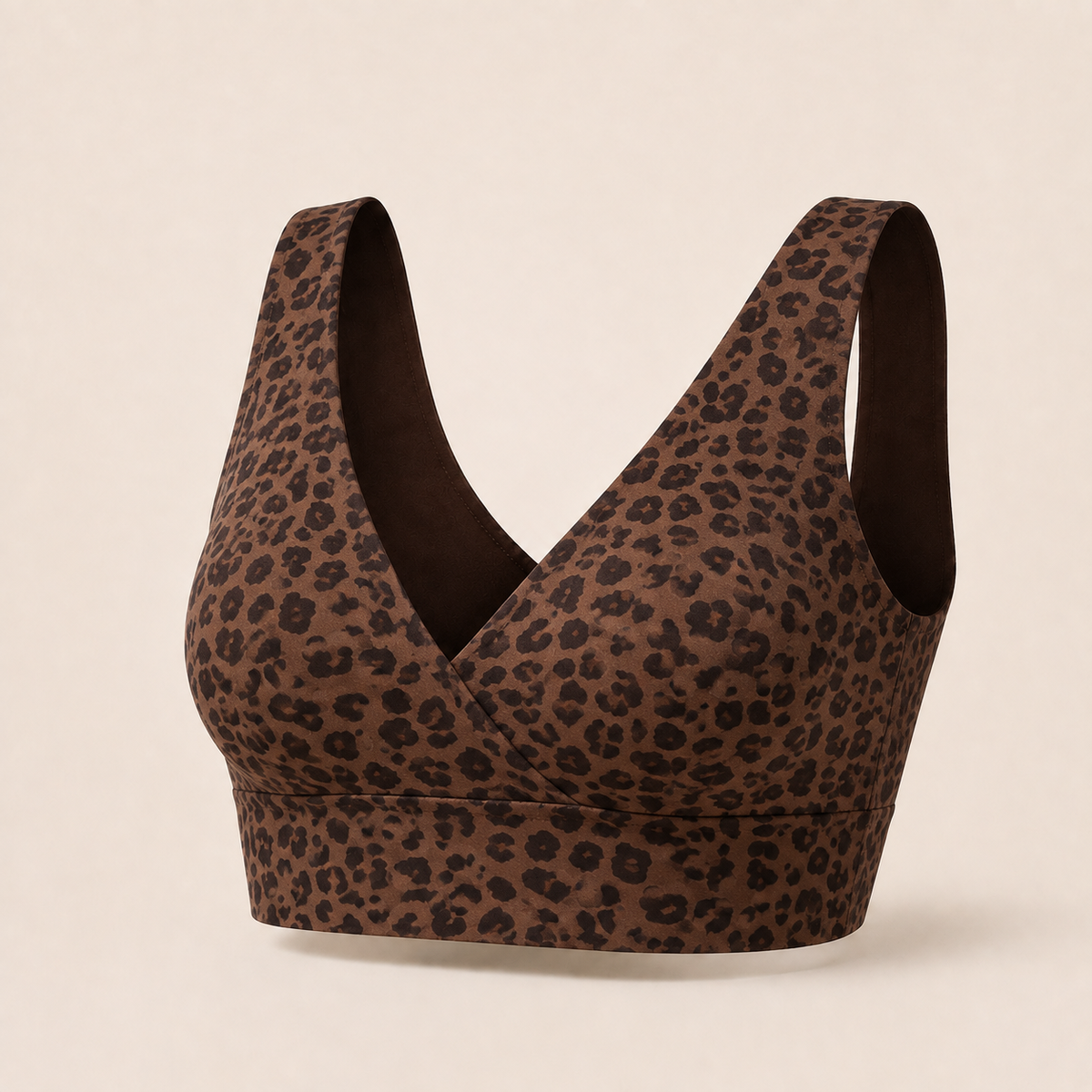 Suavine Comfort Premium Bra in Leopard Coffee