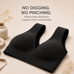 Suavine wide straps designed for comfortable support