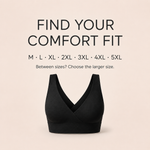 Suavine Comfort Premium Bra sizing guidance M to 5XL