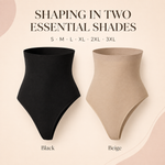 Suavine High-Waist Shaping Thong back view