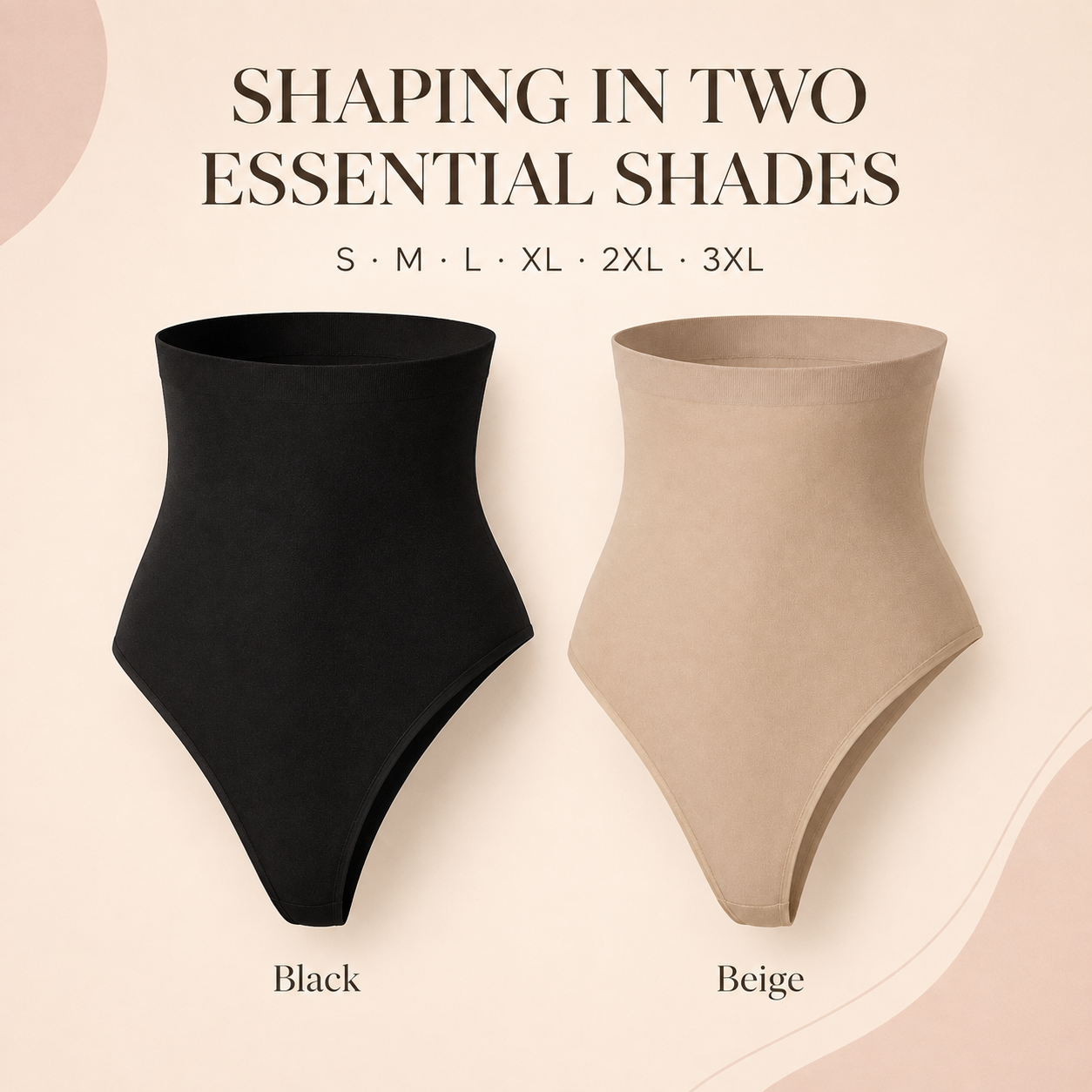 Suavine High-Waist Shaping Thong back view